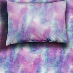 Sheets<Little Sleepies Twin Sheet Set Purple Watercolor