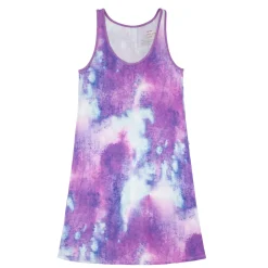 Mommy & Me|Mommy & Me<Little Sleepies Women's Sleeveless Nightgown Purple Watercolor