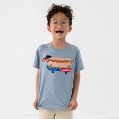 Tops & Tees|Tops & Tees<Little Sleepies Relaxed Tee Red White & Woof