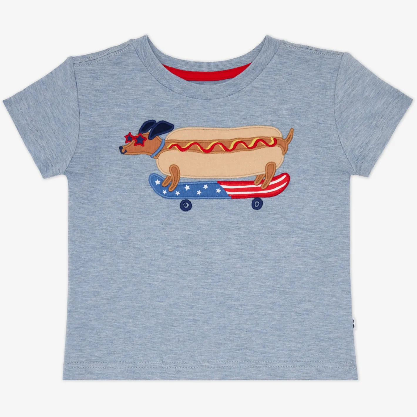 Tops & Tees|Tops & Tees<Little Sleepies Relaxed Tee Red White & Woof