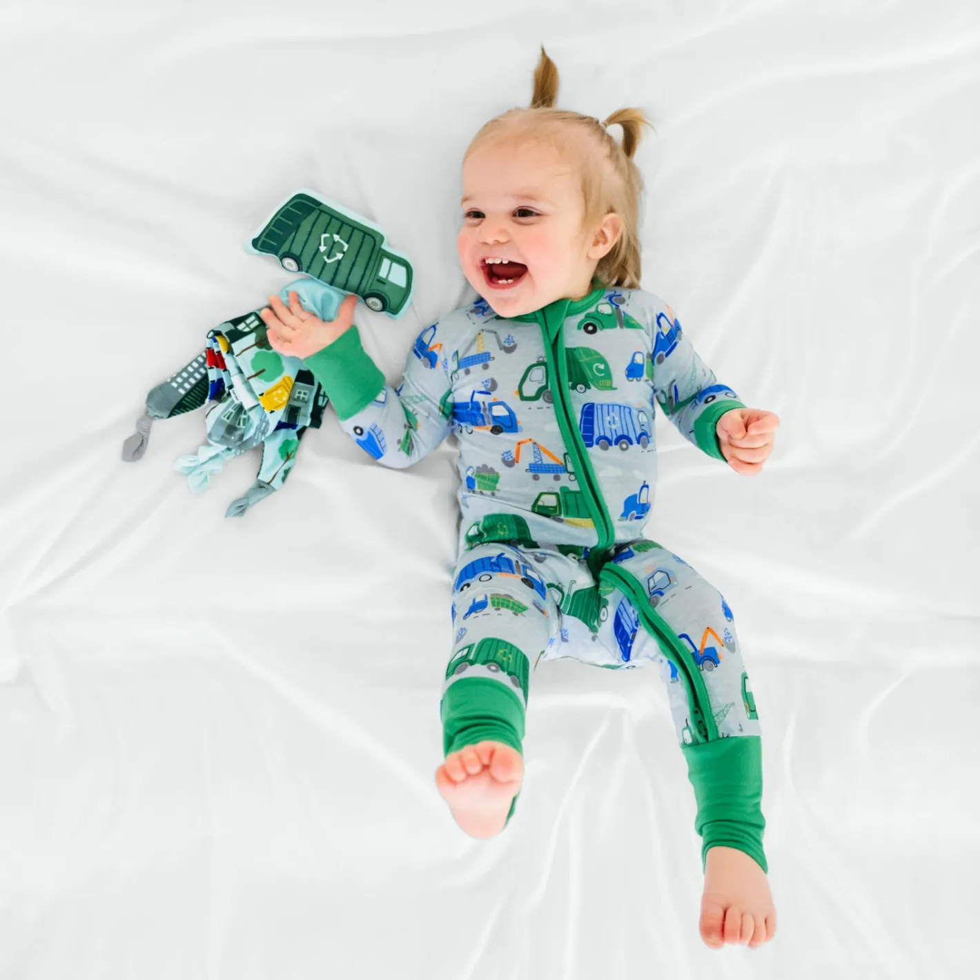 Sleepyhead Loveys<Little Sleepies Ronny the Recycling Truck Sleepyhead Lovey