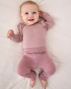 The Newborn Shop|The Newborn Shop<Little Sleepies Fold-Over Legging Rosewood