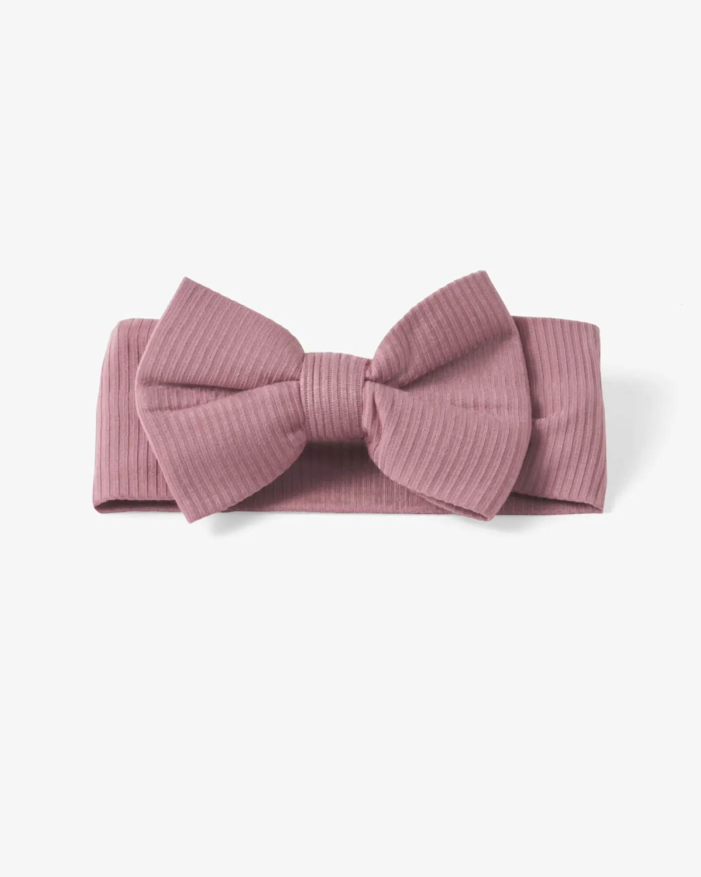The Newborn Shop|The Newborn Shop<Little Sleepies Ribbed Luxe Bow Headband Rosewood