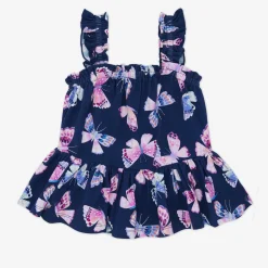 Tops & Tees|Tops & Tees<Little Sleepies Peplum Flutter Tank Royal Butterflies