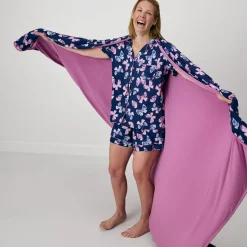 Cloud Blankets|Cloud Blankets<Little Sleepies Oversized Cloud Blanket® Royal Butterflies