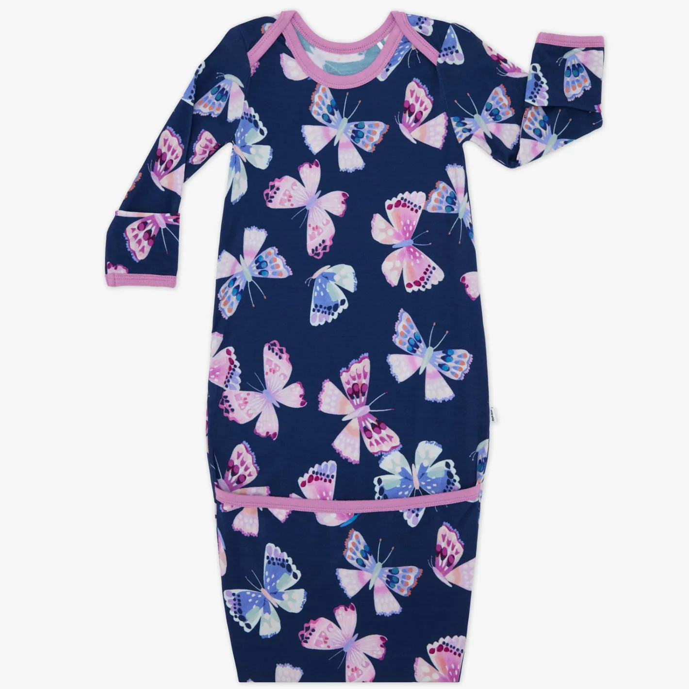 Layette|Infant Gowns<Little Sleepies Infant Gown Royal Butterflies