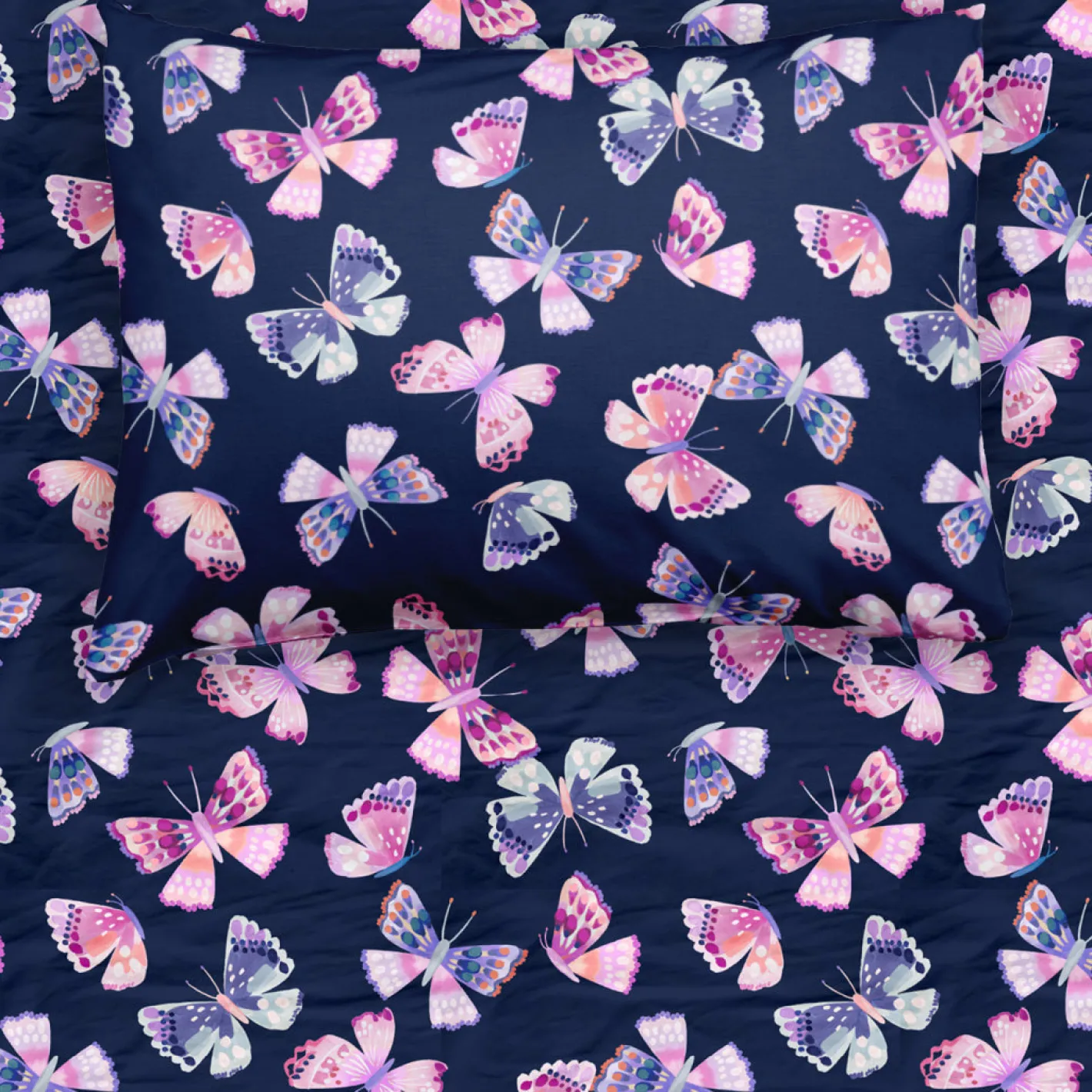 Sheets<Little Sleepies Twin Sheet Set Royal Butterflies