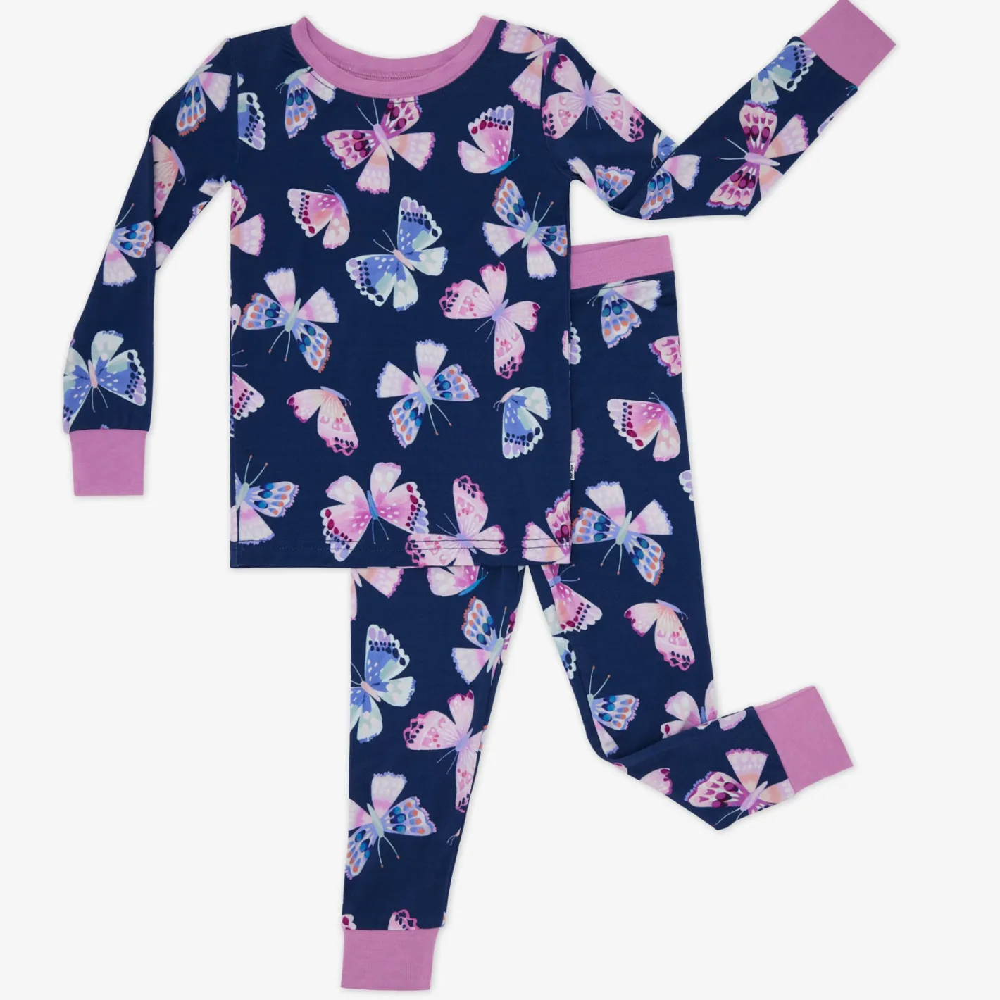 Two-Piece Pj Sets|Two-Piece Pj Sets<Little Sleepies Two-Piece Pajama Set Royal Butterflies