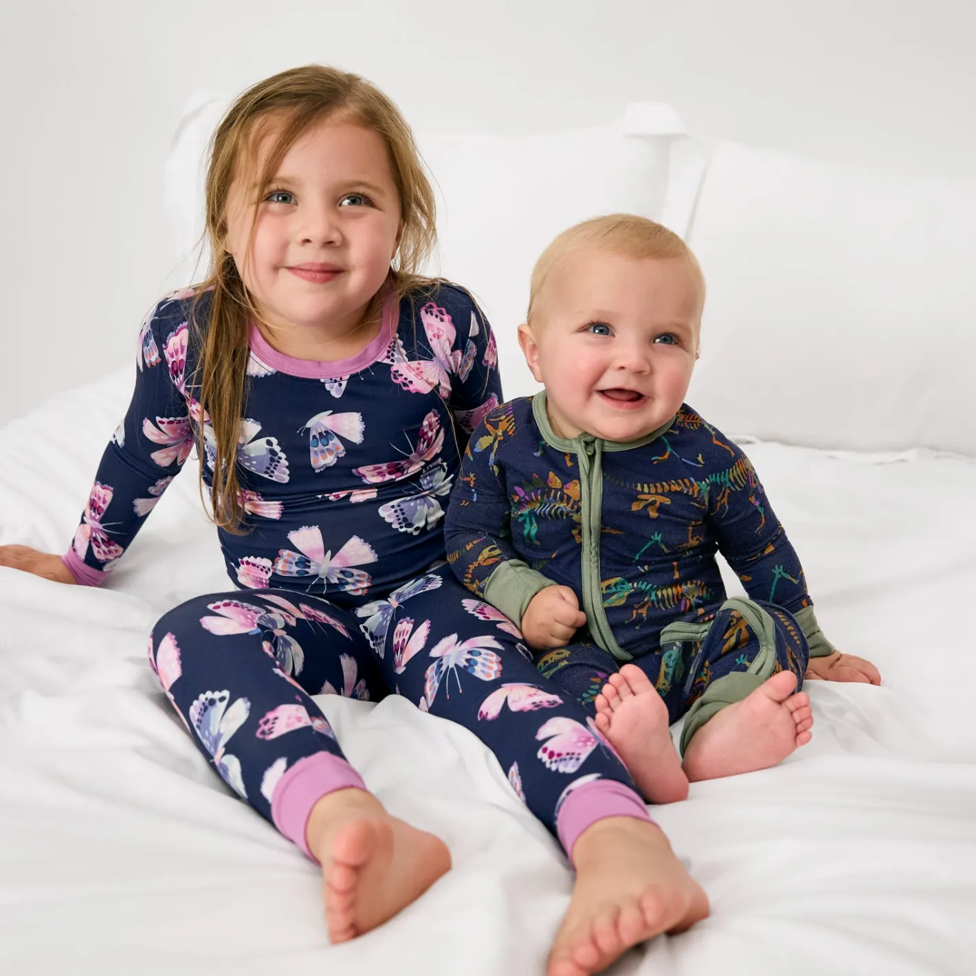 Two-Piece Pj Sets|Two-Piece Pj Sets<Little Sleepies Two-Piece Pajama Set Royal Butterflies