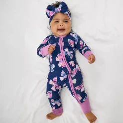 Zippies|Mommy & Me<Little Sleepies Zippy Royal Butterflies