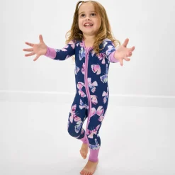 Zippies|Mommy & Me<Little Sleepies Zippy Royal Butterflies