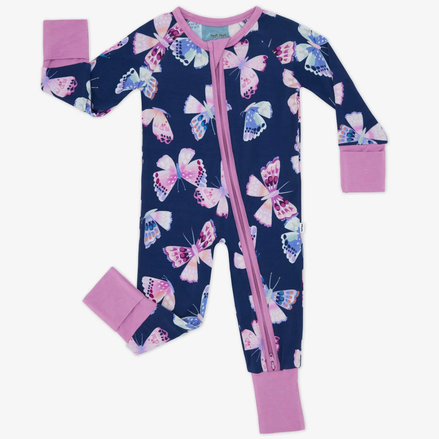 Zippies|Mommy & Me<Little Sleepies Zippy Royal Butterflies