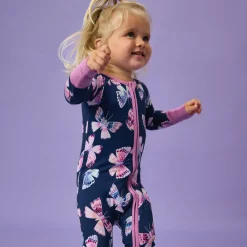 Zippies|Mommy & Me<Little Sleepies Zippy Royal Butterflies