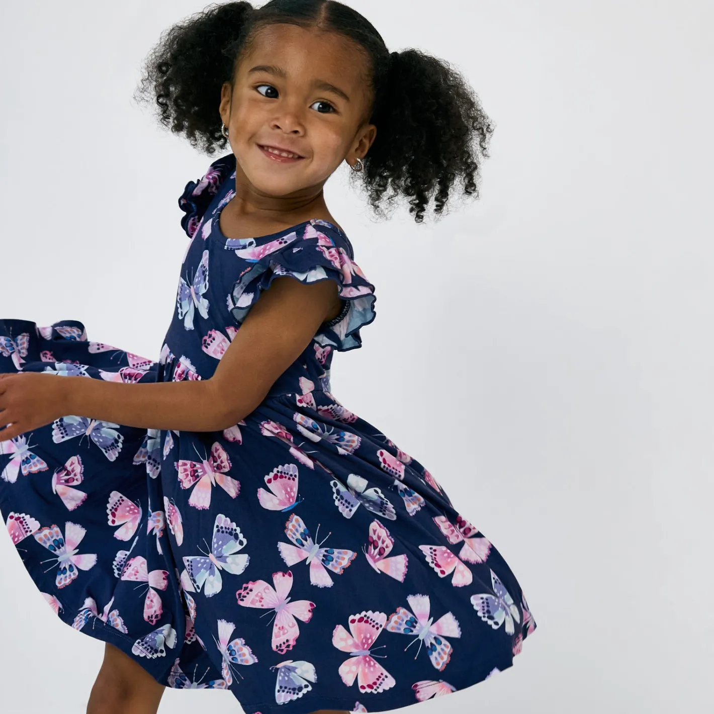 Dresses|Dresses<Little Sleepies Flutter Twirl Dress Royal Butterflies