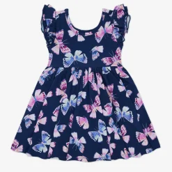 Dresses|Dresses<Little Sleepies Flutter Twirl Dress Royal Butterflies