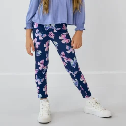 Bamboo Baby Clothes|Bottoms<Little Sleepies Legging Royal Butterflies