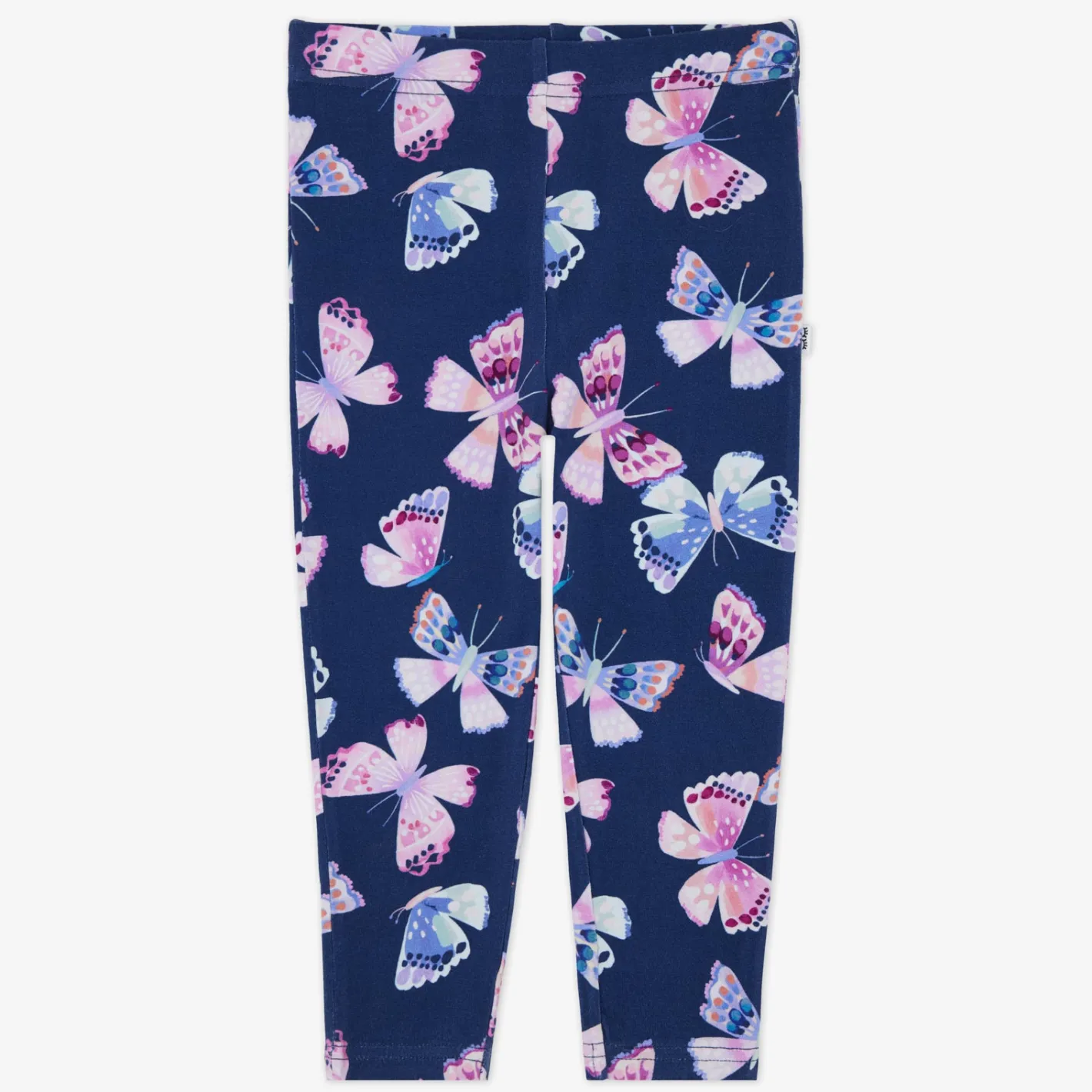 Bamboo Baby Clothes|Bottoms<Little Sleepies Legging Royal Butterflies