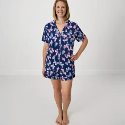 Mommy & Me|Mommy & Me<Little Sleepies Women's Pajama Set Royal Butterflies