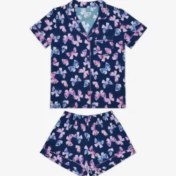 Mommy & Me|Mommy & Me<Little Sleepies Women's Pajama Set Royal Butterflies