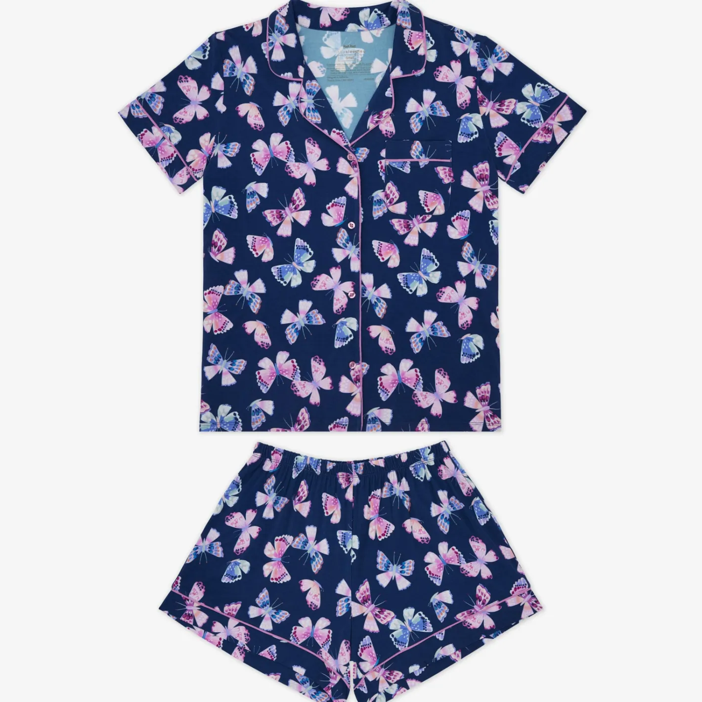 Mommy & Me|Mommy & Me<Little Sleepies Women's Pajama Set Royal Butterflies