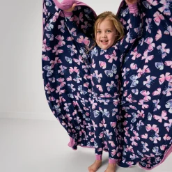 Cloud Blankets|Cloud Blankets<Little Sleepies Large Cloud Blanket® Royal Butterflies