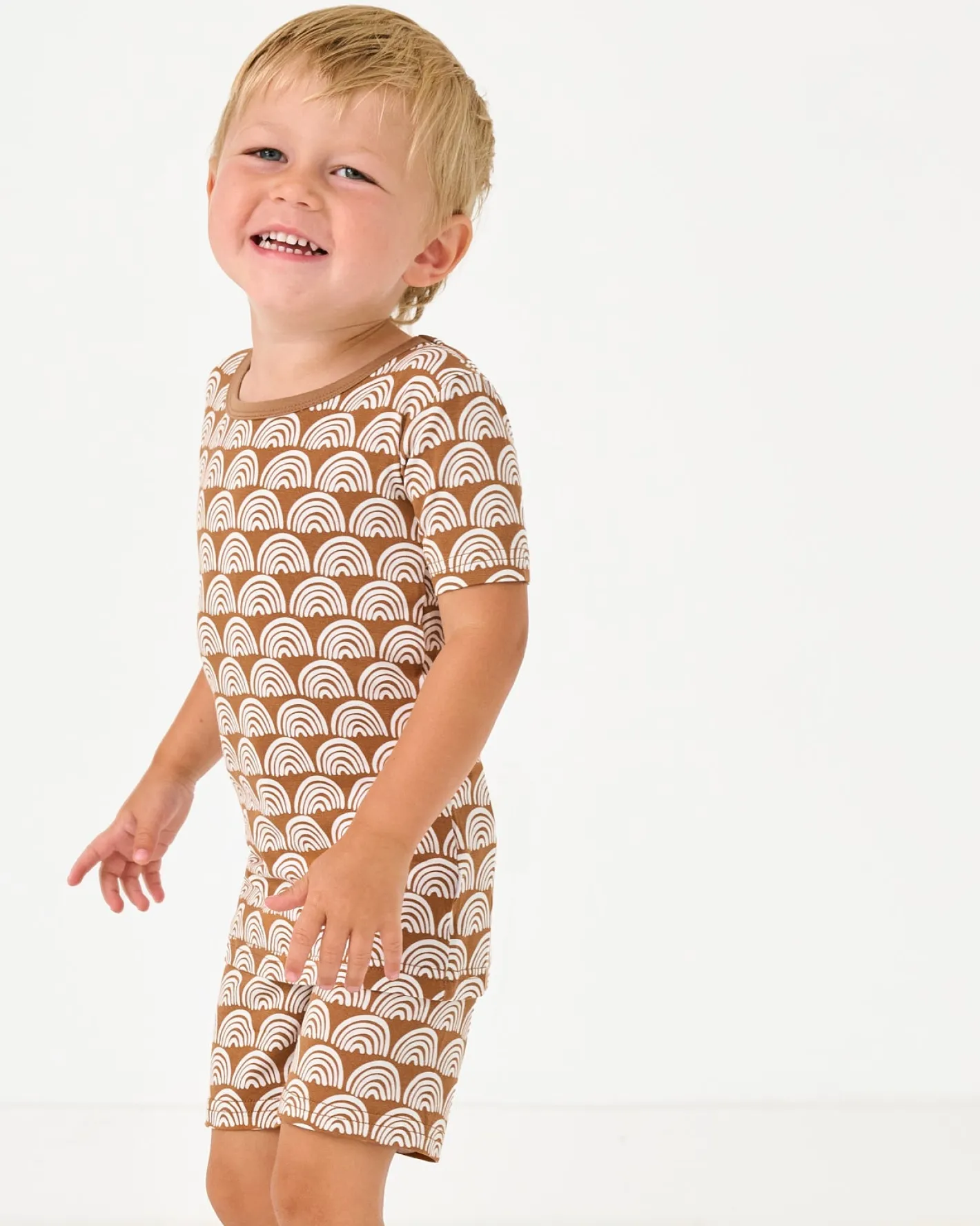 Two-Piece Pj Sets|Two-Piece Pj Sets<Little Sleepies Two-Piece Pajama Set Rust Rainbows