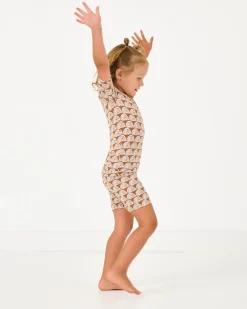 Two-Piece Pj Sets|Two-Piece Pj Sets<Little Sleepies Two-Piece Pajama Set Rust Rainbows