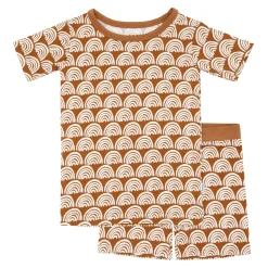 Two-Piece Pj Sets|Two-Piece Pj Sets<Little Sleepies Two-Piece Pajama Set Rust Rainbows