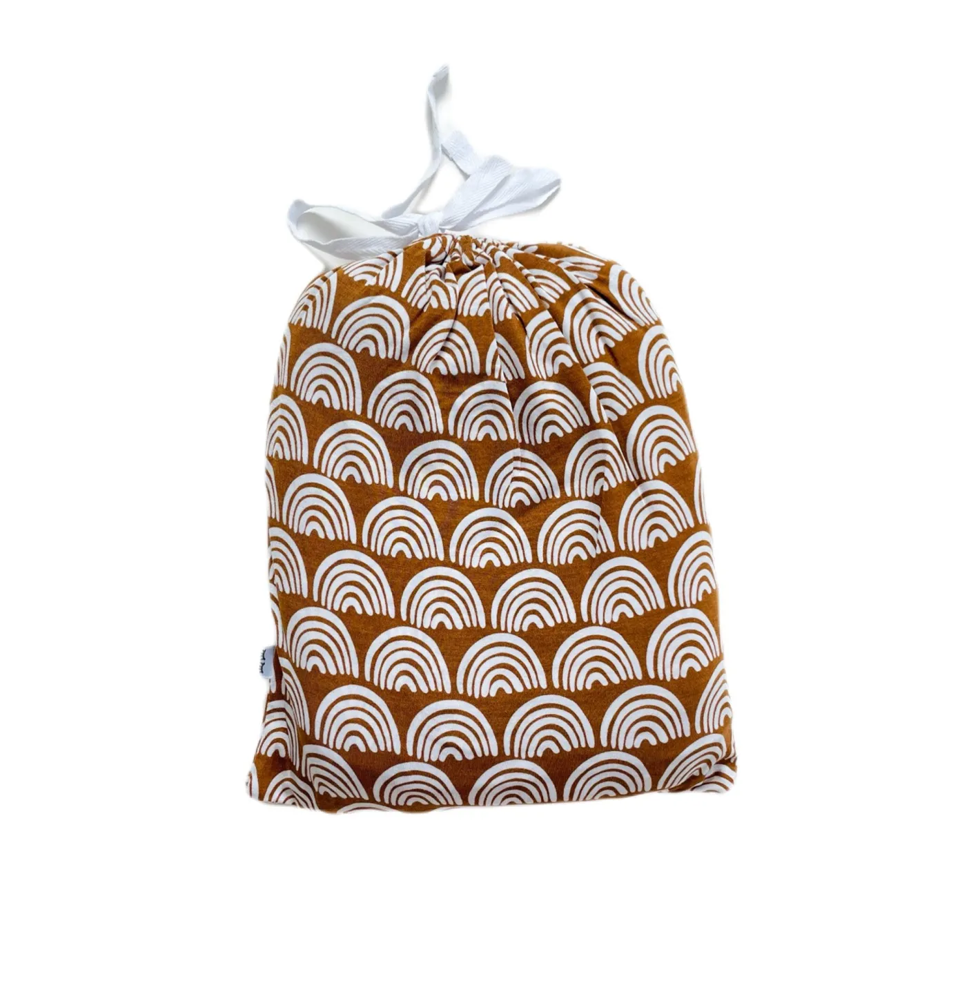 Sheets<Little Sleepies Fitted Crib Sheet Rust Rainbows