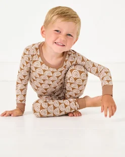 Two-Piece Pj Sets|Two-Piece Pj Sets<Little Sleepies Two-Piece Pajama Set Rust Rainbows