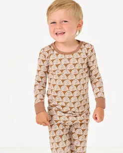 Two-Piece Pj Sets|Two-Piece Pj Sets<Little Sleepies Two-Piece Pajama Set Rust Rainbows