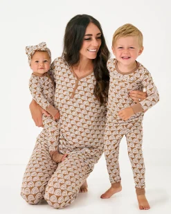 Two-Piece Pj Sets|Two-Piece Pj Sets<Little Sleepies Two-Piece Pajama Set Rust Rainbows