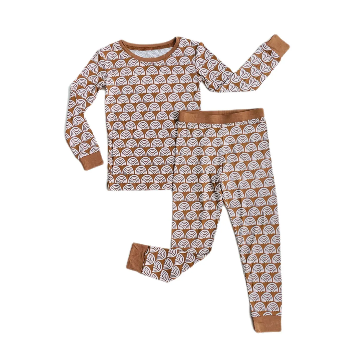 Two-Piece Pj Sets|Two-Piece Pj Sets<Little Sleepies Two-Piece Pajama Set Rust Rainbows