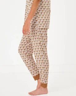 Mommy & Me|Mommy & Me<Little Sleepies Women's Pajama Pants Rust Rainbows