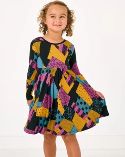 Dresses|Dresses<Little Sleepies Twirl Dress Sally's Patchwork