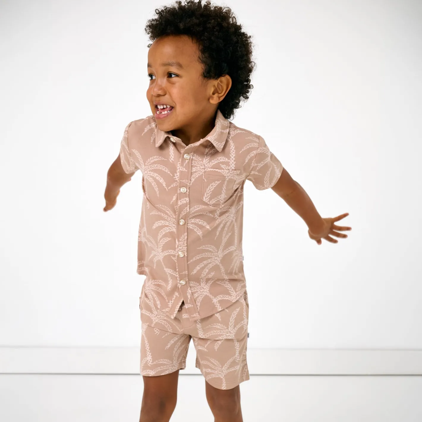 Shorts|Shorts<Little Sleepies Drawstring Shorts Sandy Palms