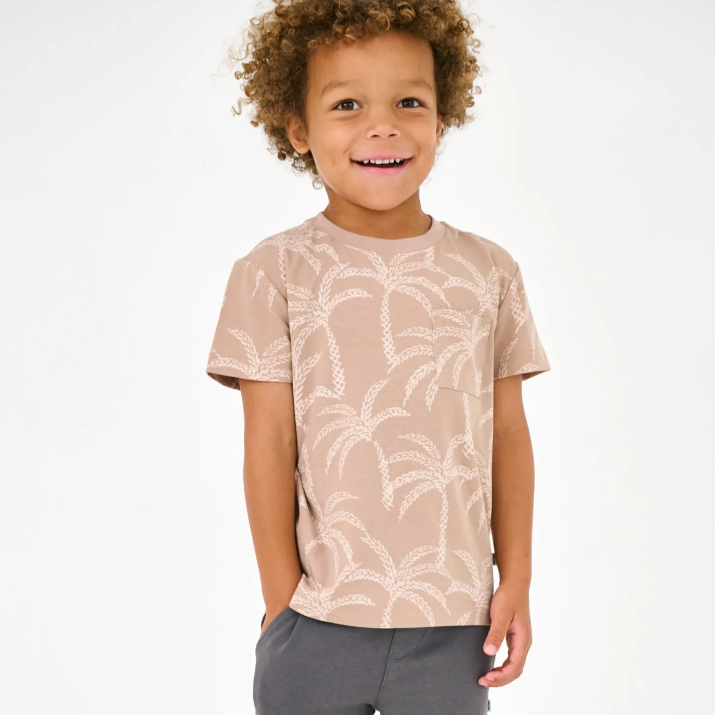 Tops & Tees|Tops & Tees<Little Sleepies Relaxed Pocket Tee Sandy Palms