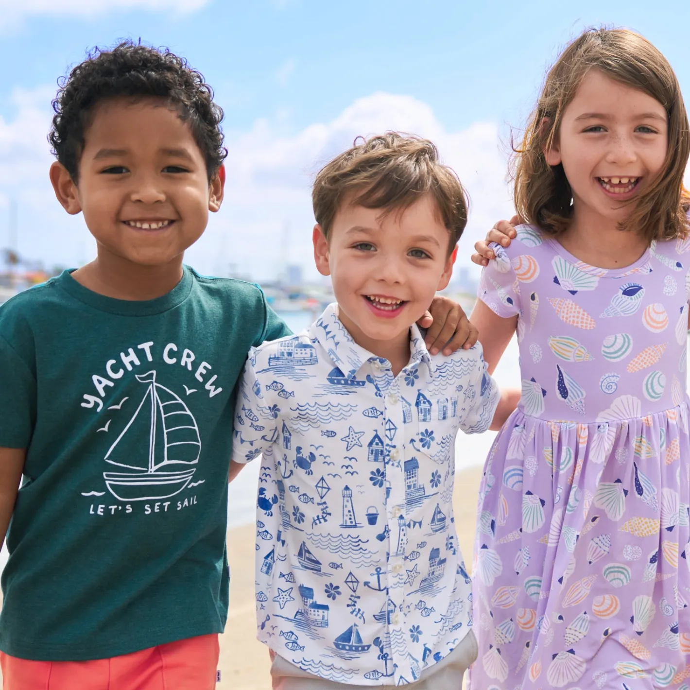 Dresses|Dresses<Little Sleepies Skater Dress Sandy Treasures