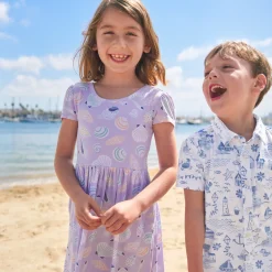 Dresses|Dresses<Little Sleepies Skater Dress Sandy Treasures