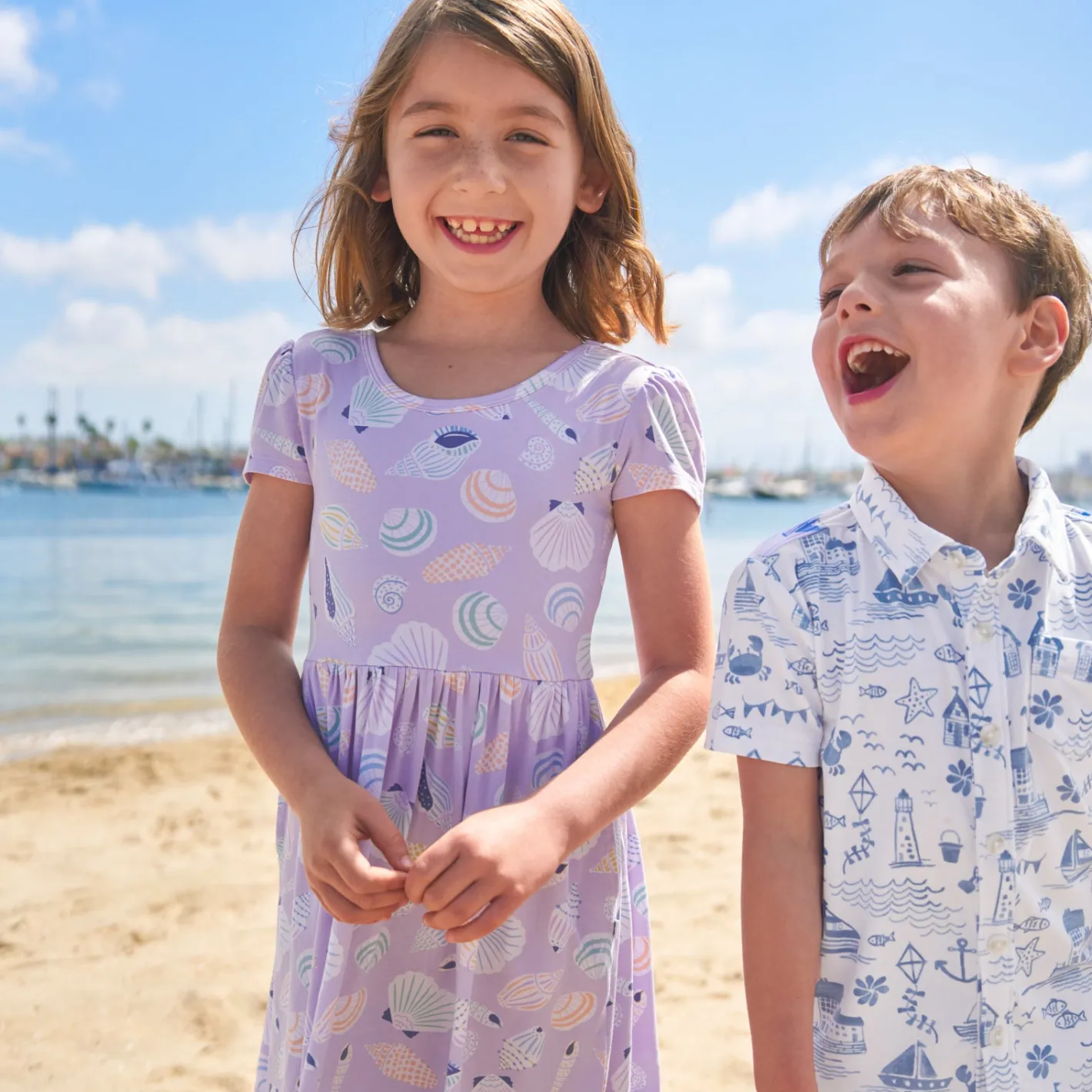 Dresses|Dresses<Little Sleepies Skater Dress Sandy Treasures
