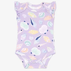 Bamboo Baby Clothes|Bodysuits<Little Sleepies Flutter Bodysuit Sandy Treasures