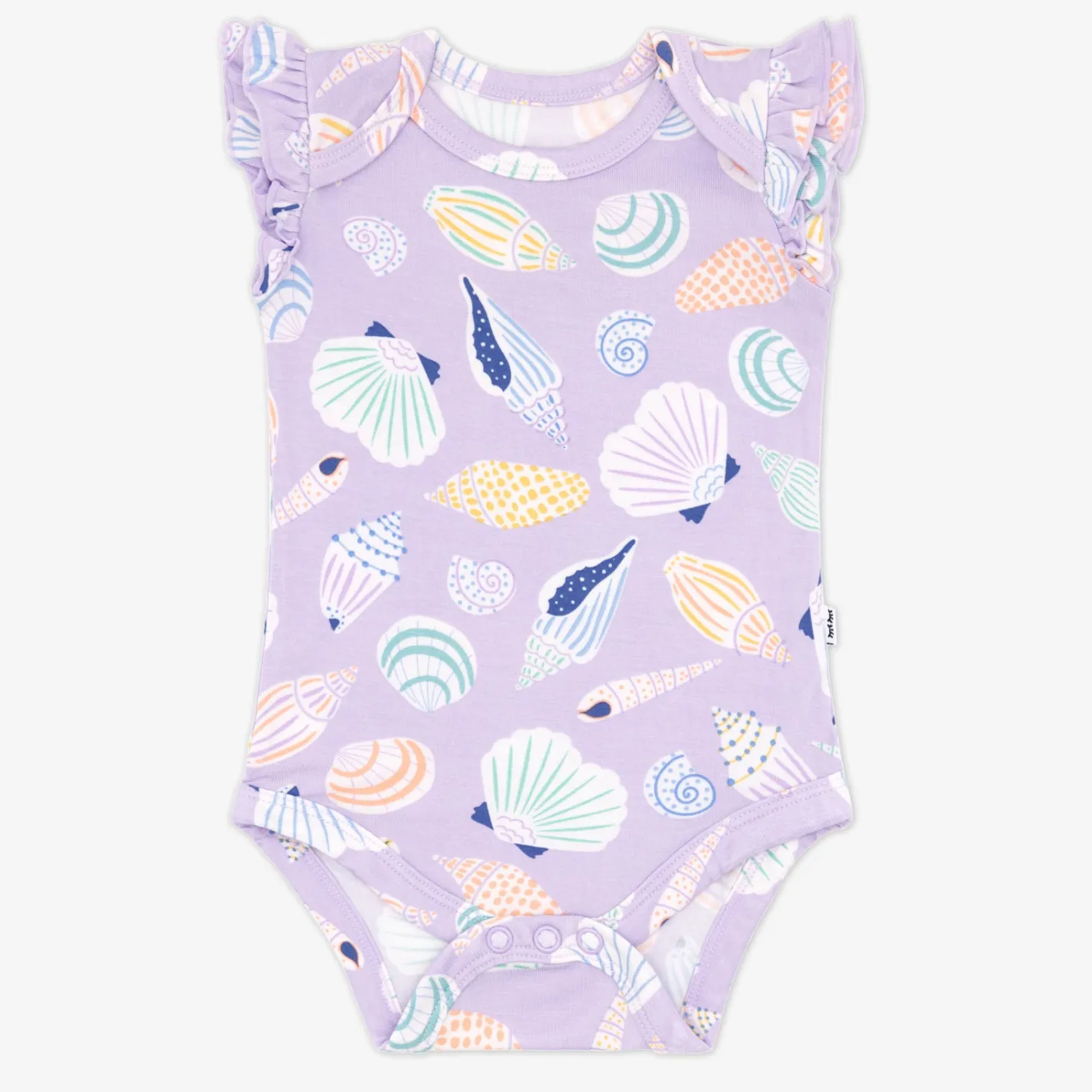 Bamboo Baby Clothes|Bodysuits<Little Sleepies Flutter Bodysuit Sandy Treasures