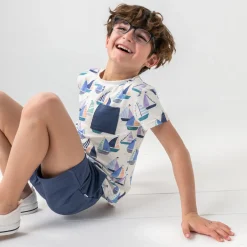 Tops & Tees|Tops & Tees<Little Sleepies Relaxed Pocket Tee Seas The Day