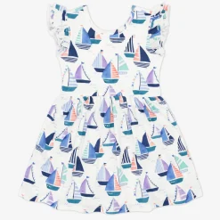 Dresses|Dresses<Little Sleepies Flutter Skater Dress Seas The Day