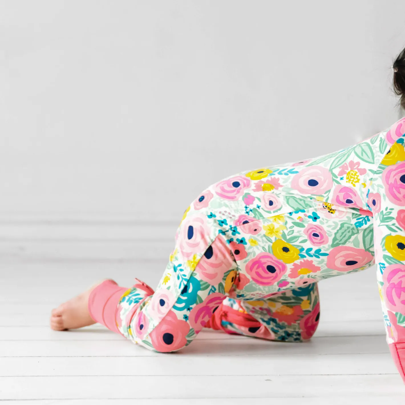 Zippies|Mommy & Me<Little Sleepies Crescent Zippy Secret Garden