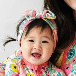 Hats & Headbands<Little Sleepies Luxe Bow Headband Secret Garden
