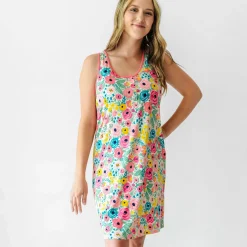 Mommy & Me|Mommy & Me<Little Sleepies Women's Sleeveless Nightgown Secret Garden