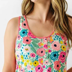Mommy & Me|Mommy & Me<Little Sleepies Women's Sleeveless Nightgown Secret Garden
