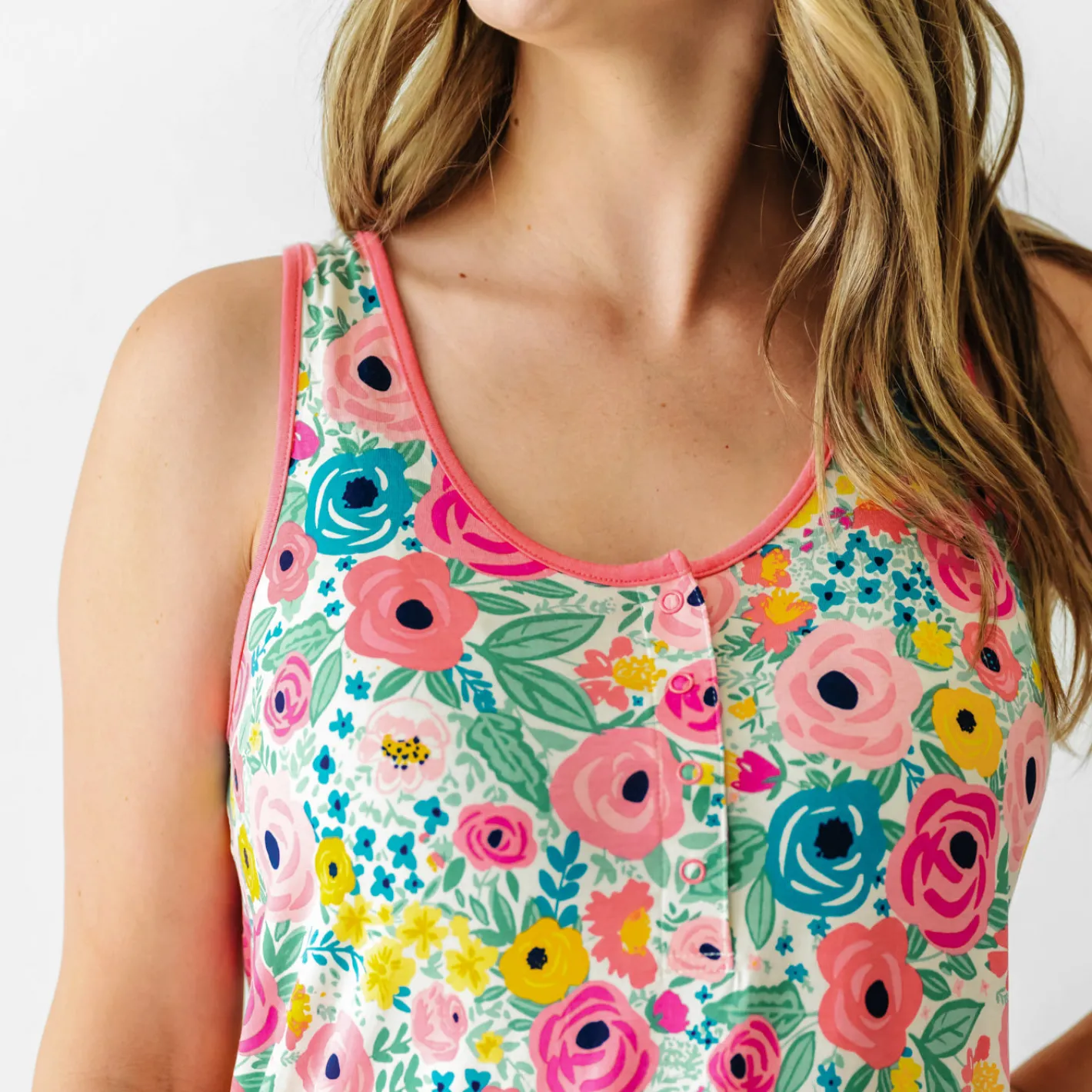 Mommy & Me|Mommy & Me<Little Sleepies Women's Sleeveless Nightgown Secret Garden