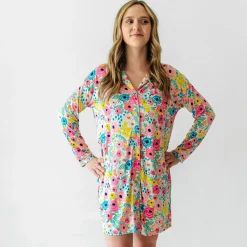 Mommy & Me|Mommy & Me<Little Sleepies Women's Sleep Shirt Secret Garden